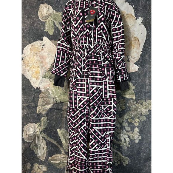 New Free People Movement All Prepped Printed Ski Suit Size Large - Picture 8 of 10